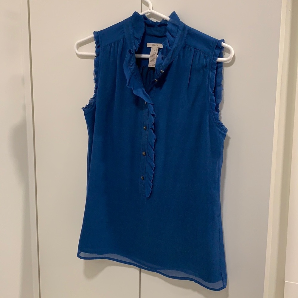 J crew silk top